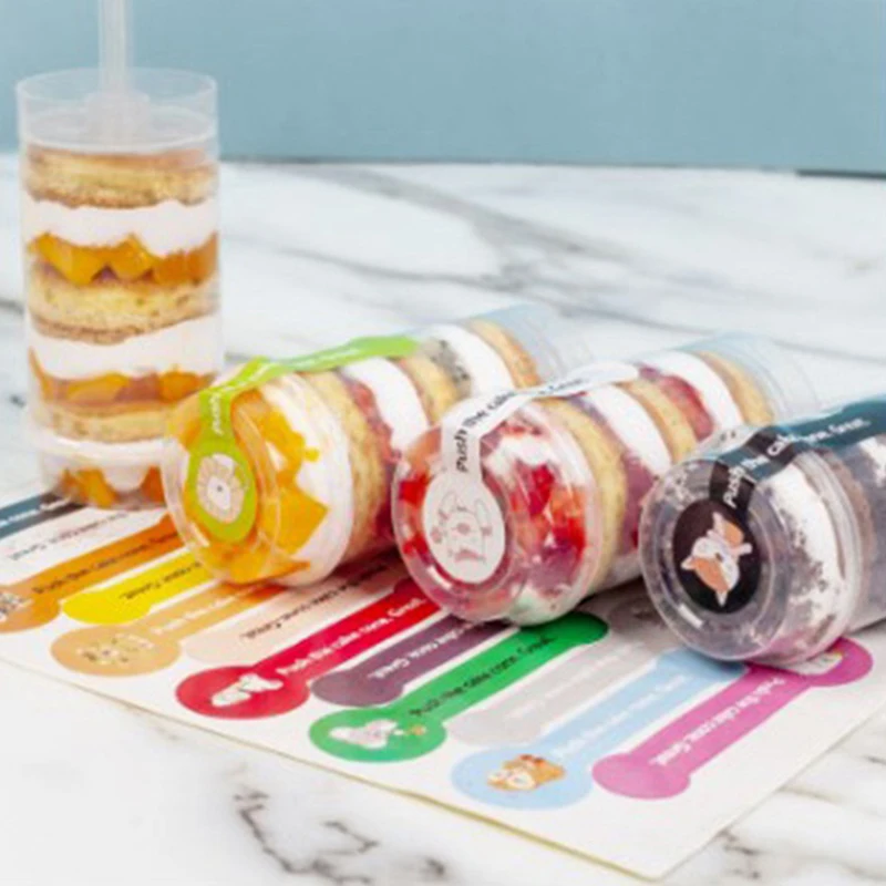 

10-20 шт., пластиковые контейнеры для выпечки тортов