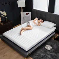 uvr knitted cotton natural latex mattress tatami pad bed high grade thicken floor sleeping mat mattresses for bed full size