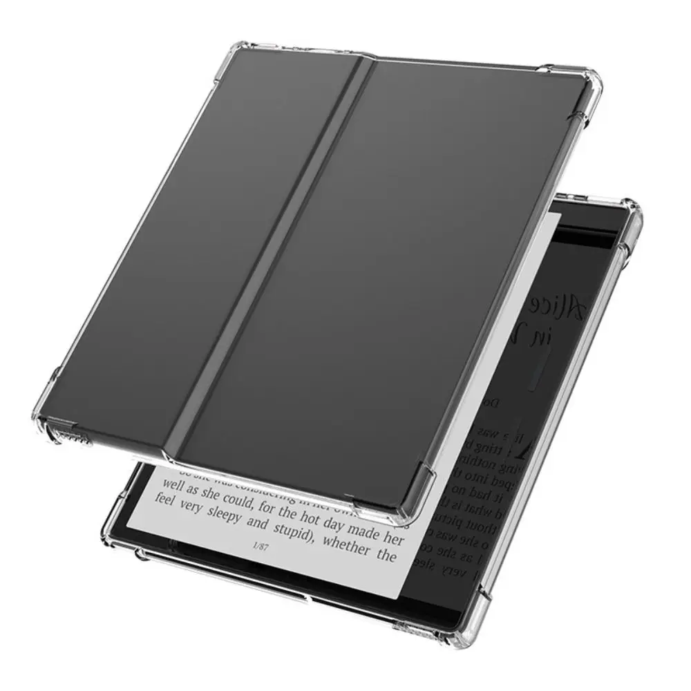 6-7-дюймовый чехол для чтения с подушкой безопасности прозрачная задняя крышка