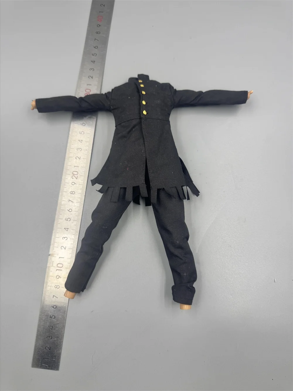 Фото HAOYUTOYS HHMODEOL COOMODEL Масштаб 1/6, винтажный костюм старинного воина-стражника с пальто для фигурки 12 дюймов №2
