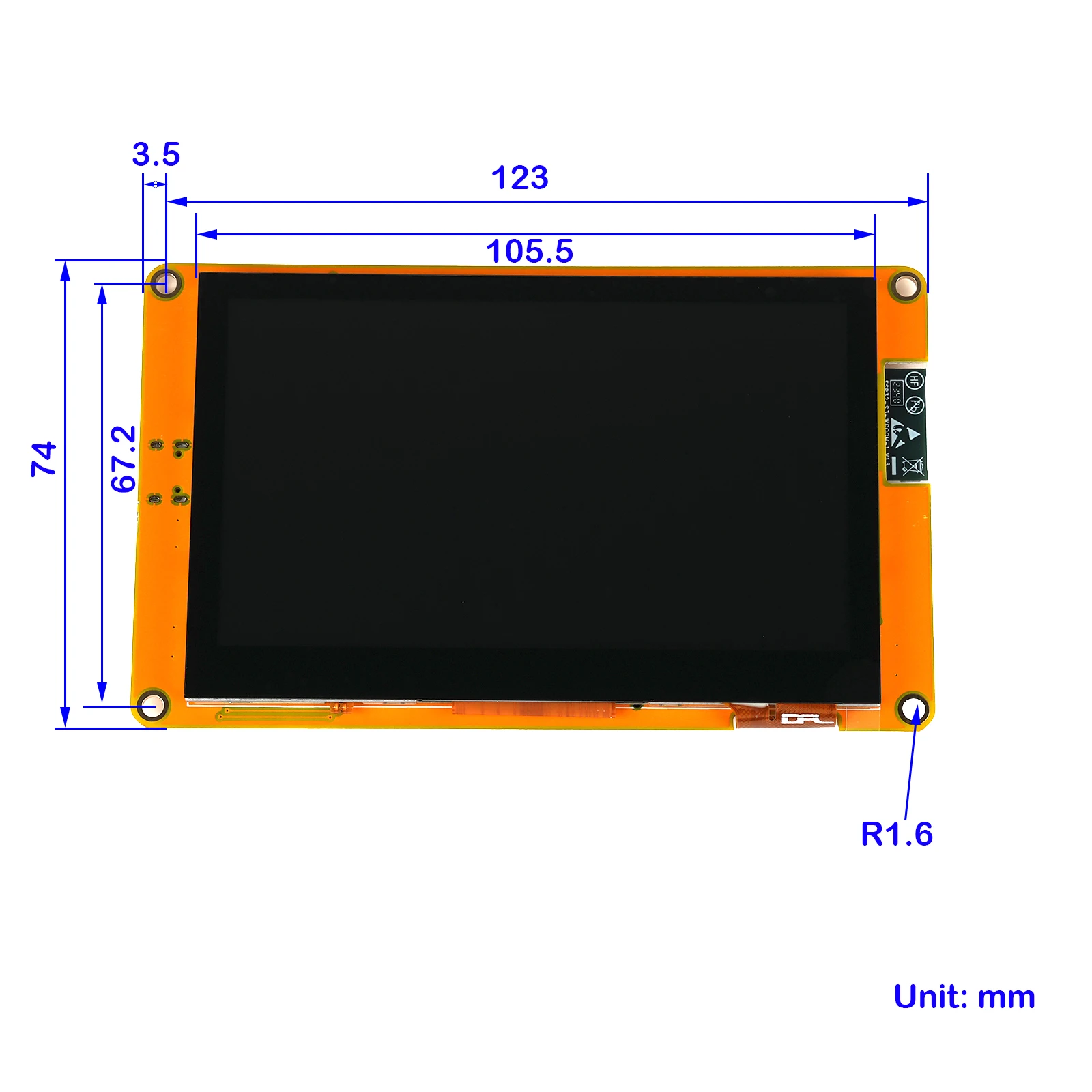 Дисплей ESP32 стандарта Φ WiFi BT-1 ЖК-модуль 4 3 дюйма емкостный сенсорный экран для Arduino