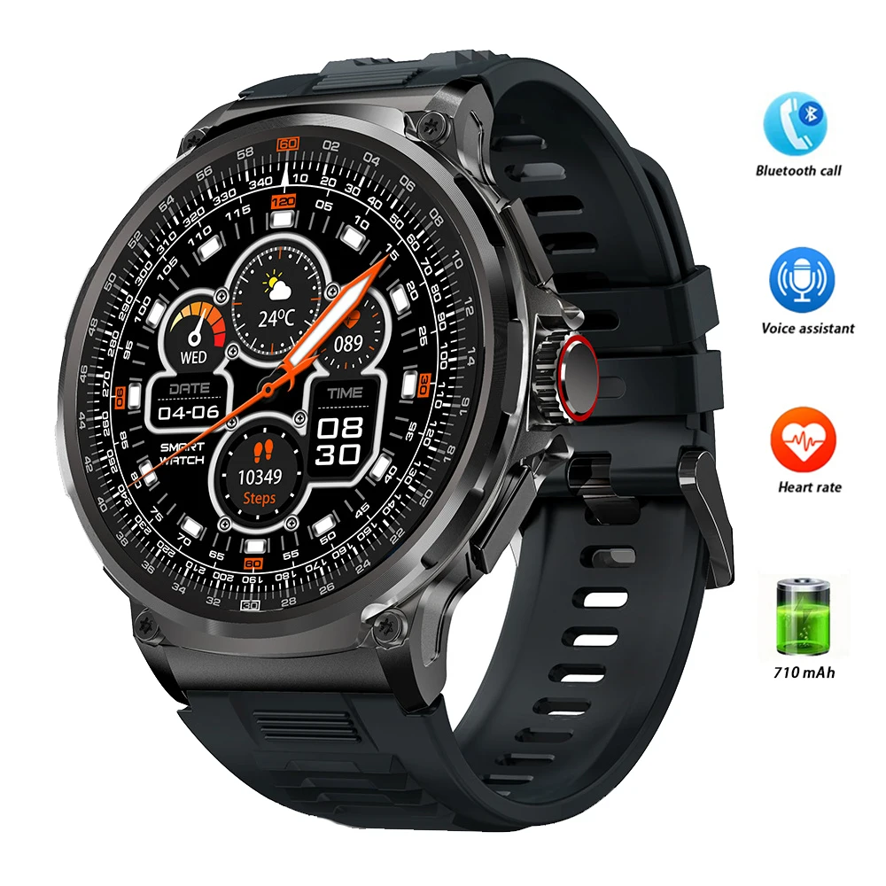 

1.85" Screen Outdoor Sports Wrist Watches V69 Smart Watch Men Women 710 mAh Battery Smartwatches Heart Rate Bracelet Wristwatch