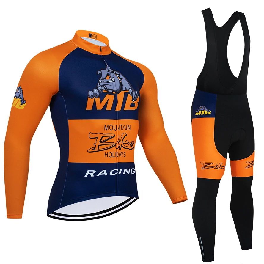 

WinterMTB Racing Cycling Team Jersey 20D Bike Maillot Jacket Sportswear Ropa Ciclismo Thermal Fleece Bicycling Culottes Clothing