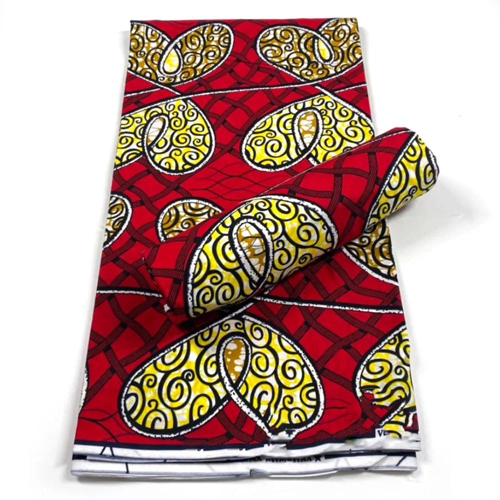 2022 Высококачественная хлопковая восковая ткань африканские принты воск Анкары