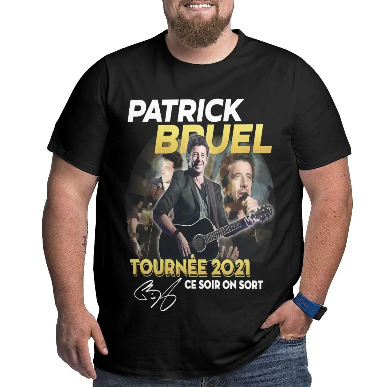 

Patrick Bruel Tournee Ce Soir On Oversized T-Shirt Tshirts For Men Oversize T-Shirt Tshirts For Men Vintage Grunge Clothes Men