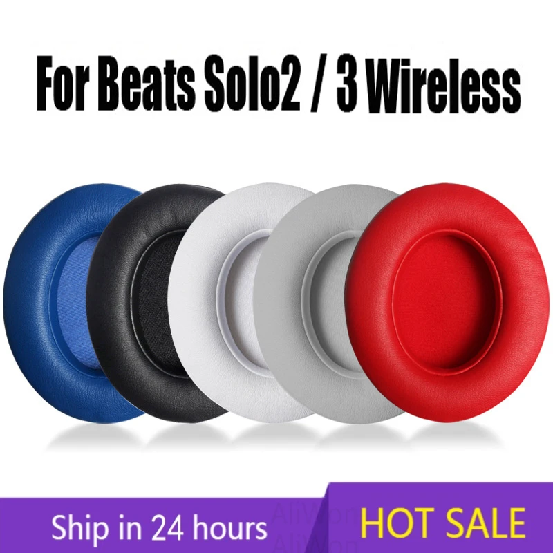 Replacement Ear Pads Cushion for Beats Solo 2.0 3.0 Solo 2 3 Wireless Headphone Cover Memory Foam Earpads Earmuffs Headset Gamer