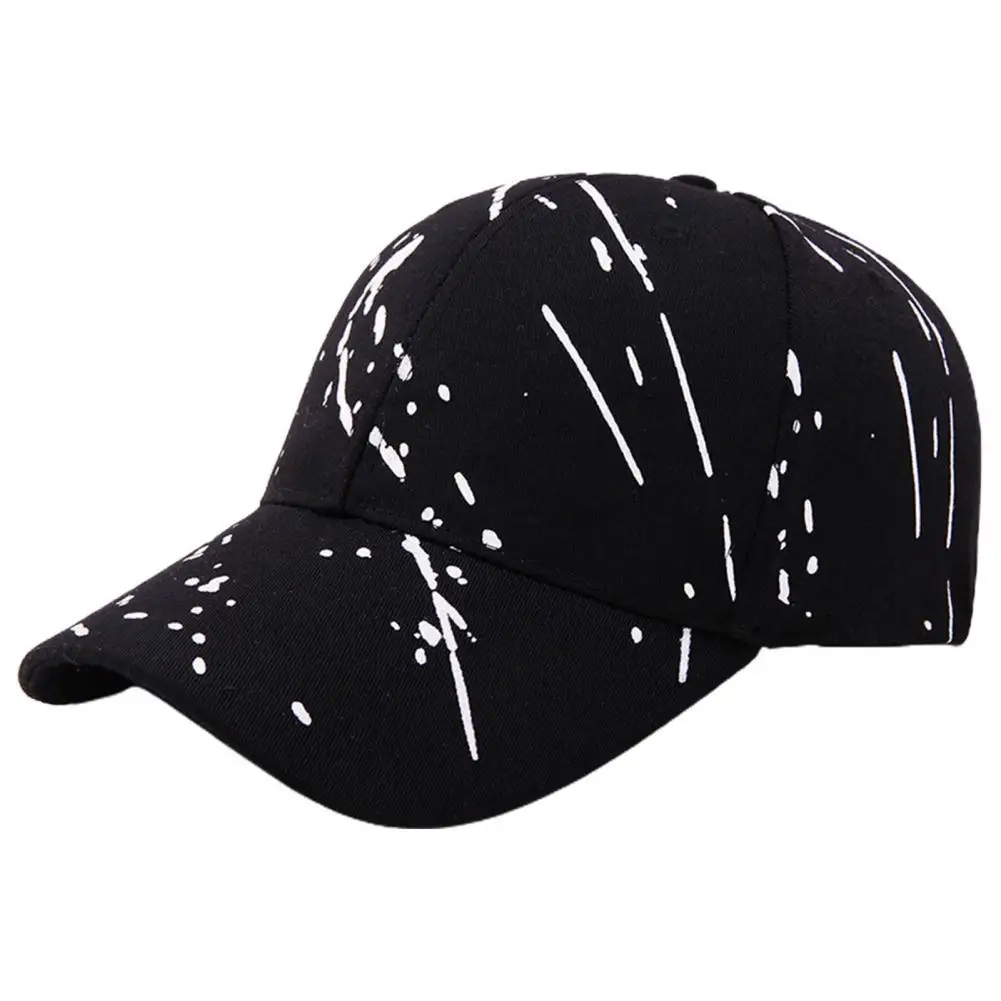 

Cotton Sunshade Cap Lightweight Breathable Graffiti Print Baseball Hat for Men Women