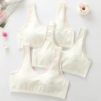 girls bra teenage underwear girls training bra crop top summer vest style sling bra puberty school girl sports bras