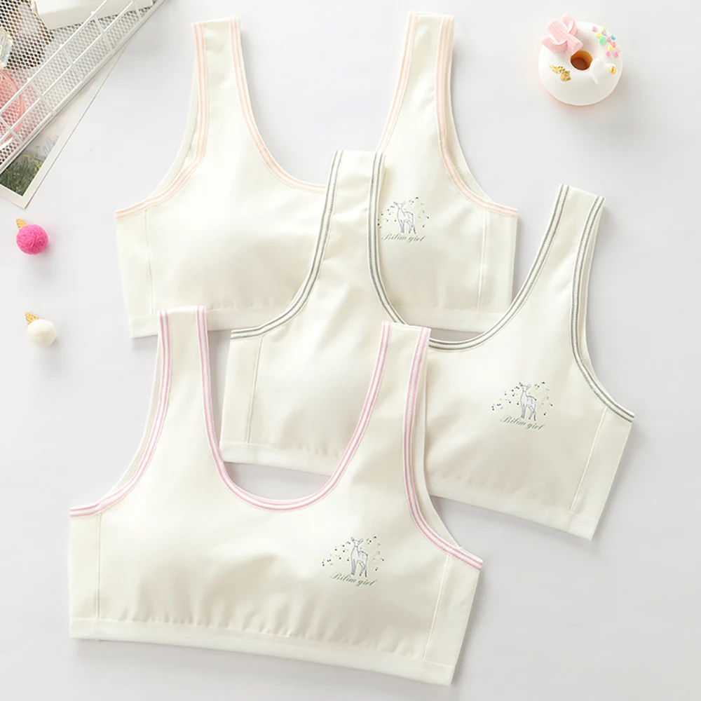 Бюстгальтер для девочек нижнее белье подростков тренировочный бюстгальтер