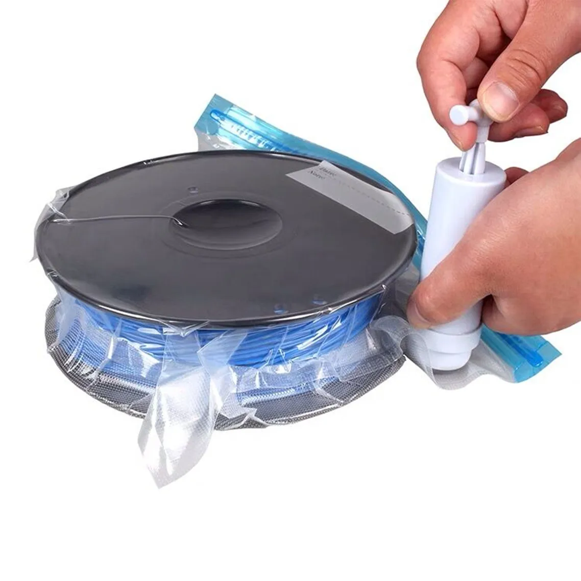 

1Pcs Vacuum Bag for PLA ABS TPU PETG Filament Dryer Sealing Bags Storage Hand Pump Safekeep Humidity Resistant Keep Filament Dry