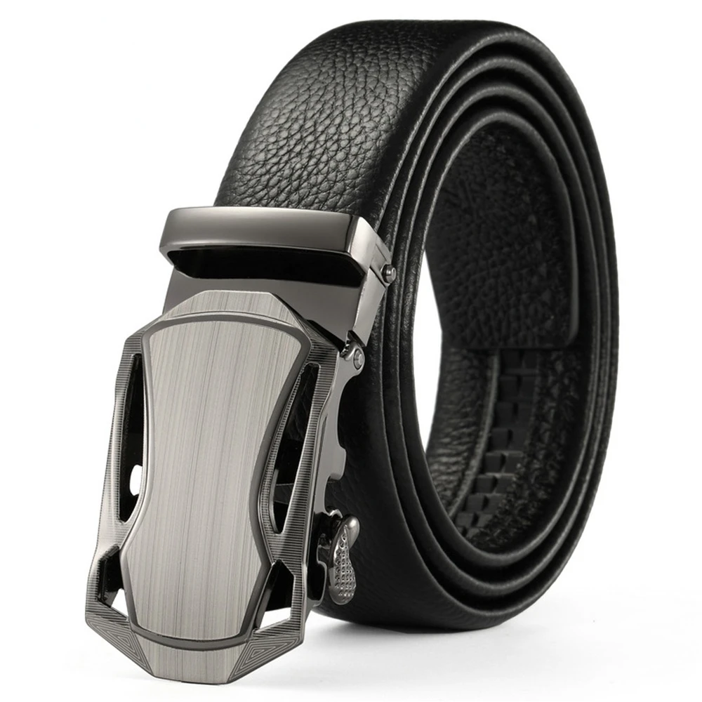 

Brand High Quality Men's Belts Name Brand Luxury Work Business Belt Male Belt Metal Automatic Buckle Belt