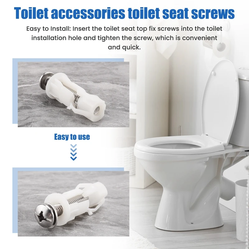 Винты для сиденья унитаза и винты крышки верхние крепежные петли из нержавеющей