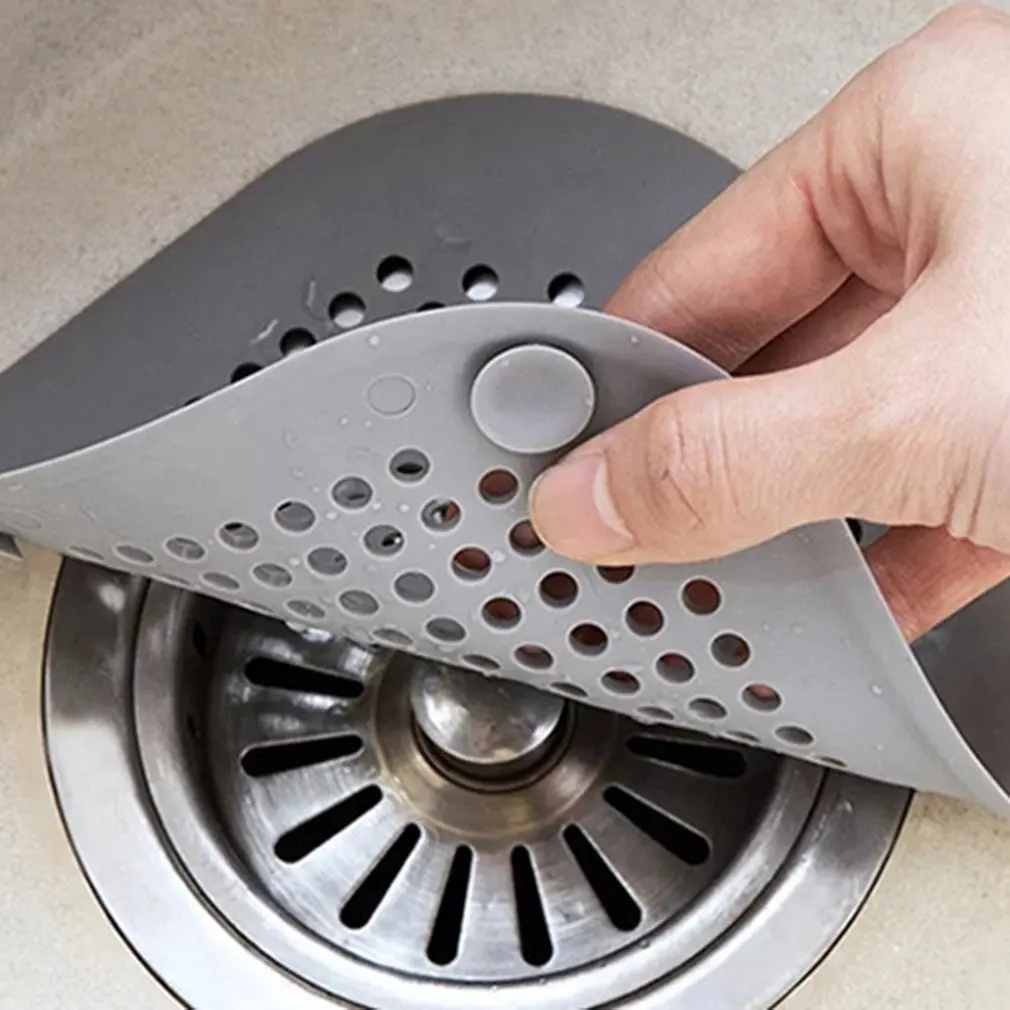 

Hair Filter Sink Anti-blocking Strainer Bathtub Shower Floor Drain Stopper Silicone Kitchen Deodorant Plug Bathroom Accessories