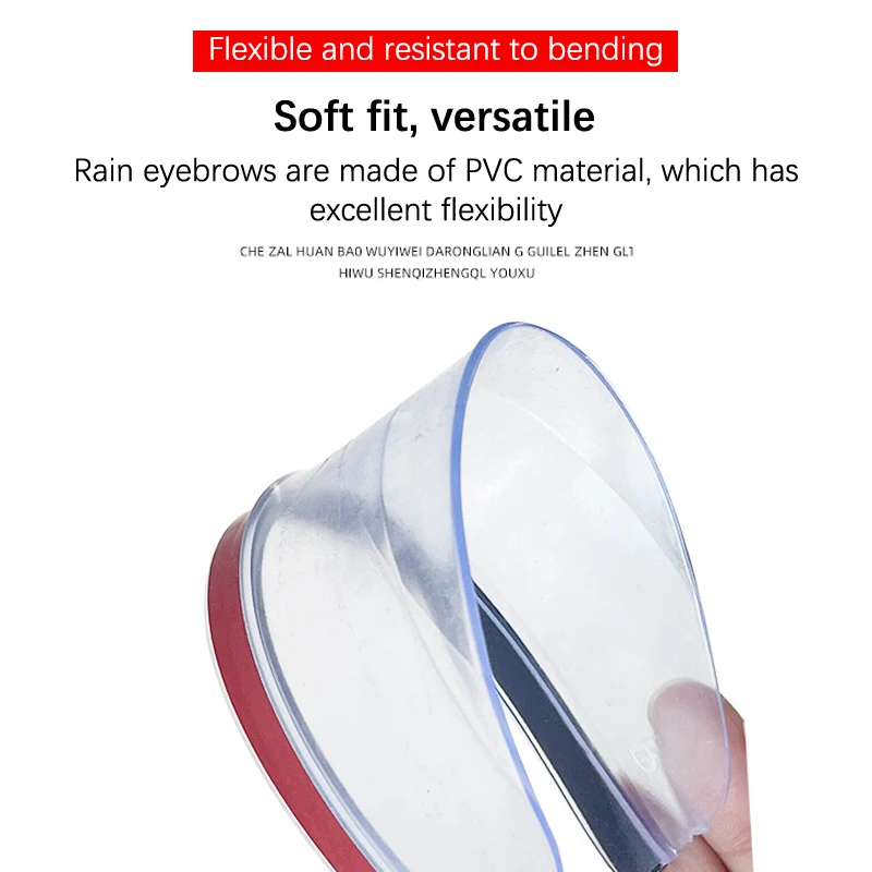 2 шт. автомобильный козырек для зеркала заднего вида из углеродного волокна