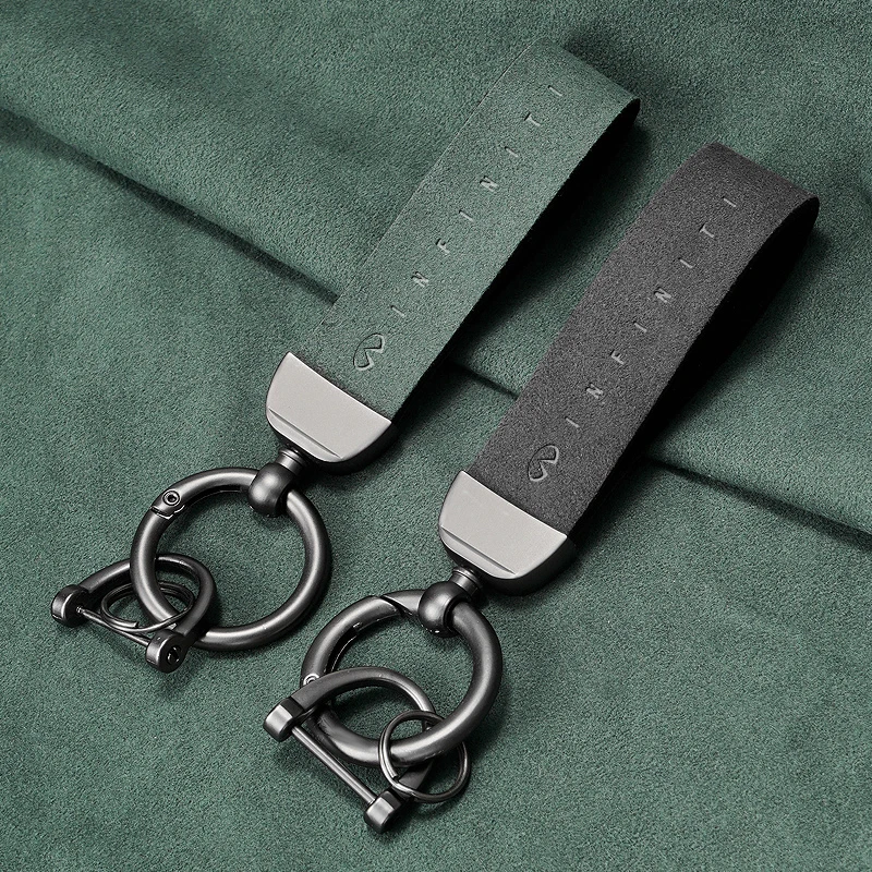 

Alcantara Car Keychain Sport Custom Gift With For Infiniti FX35 Q50 Q30 ESQ QX50 QX60 QX70 EX JX35