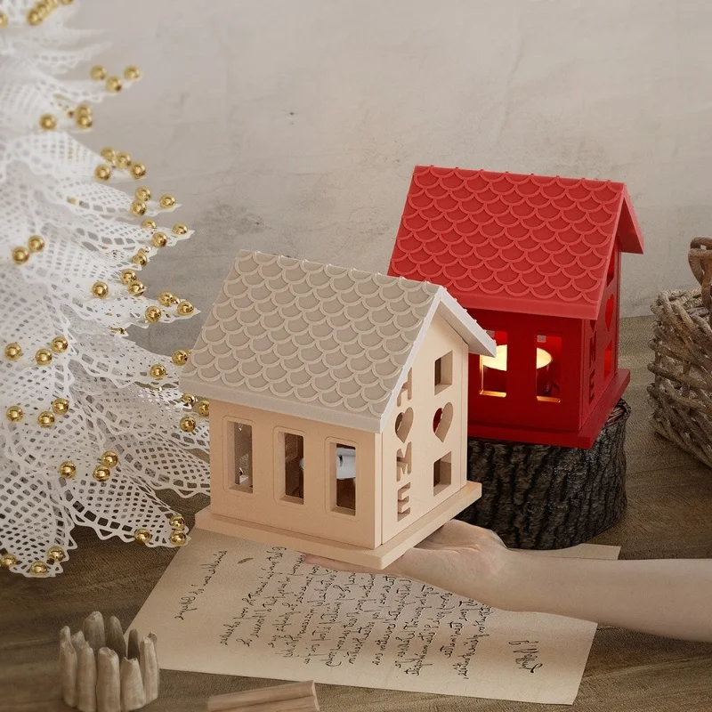 Силиконовая форма сделай сам для сращивания свечей рождественского дома