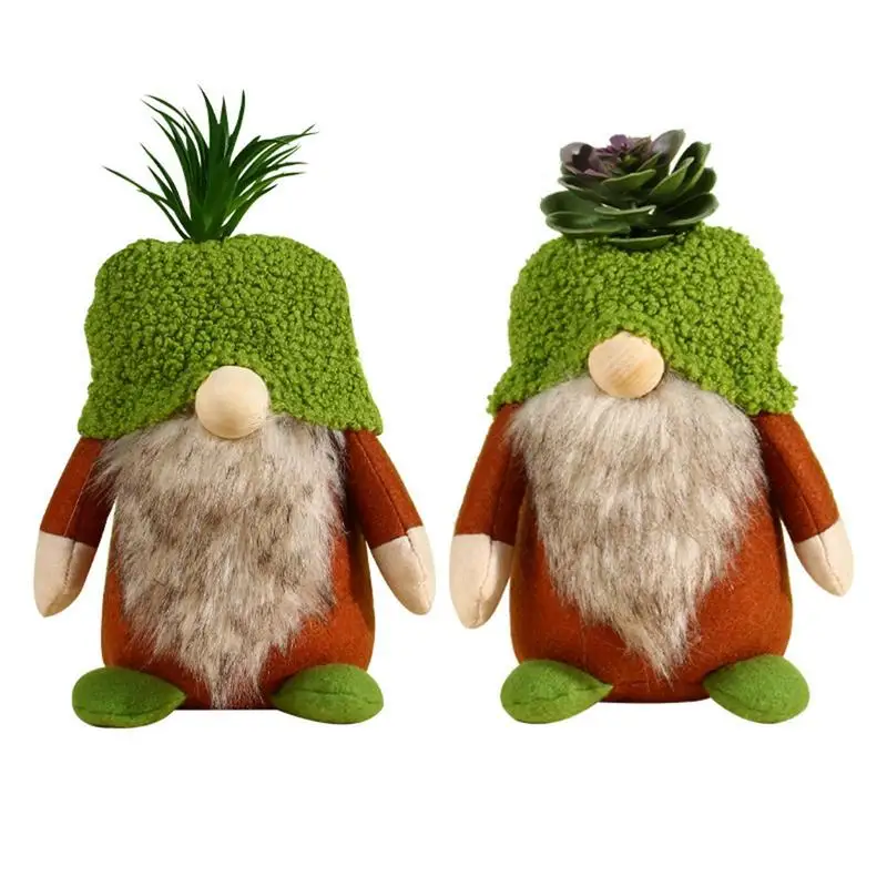 

Gnomes Plush Plants Flowers Luxurious Dwarf Ornament Animal Lavish Goblin Figurine Bubble Bee Gnome For Home Festival Home Decor