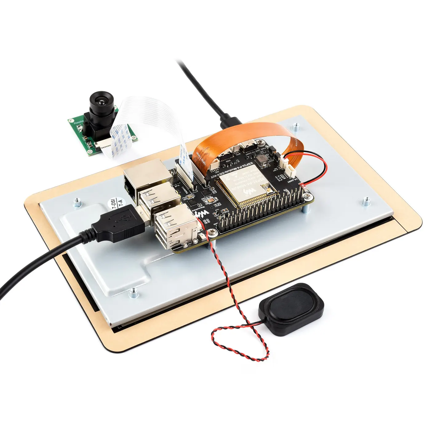 Фото Электронная плата разработки ESP32 P4, интегрированная с ESP32 C6, дисплеем DSI, камерой и портом Ethernet RJ45 №2