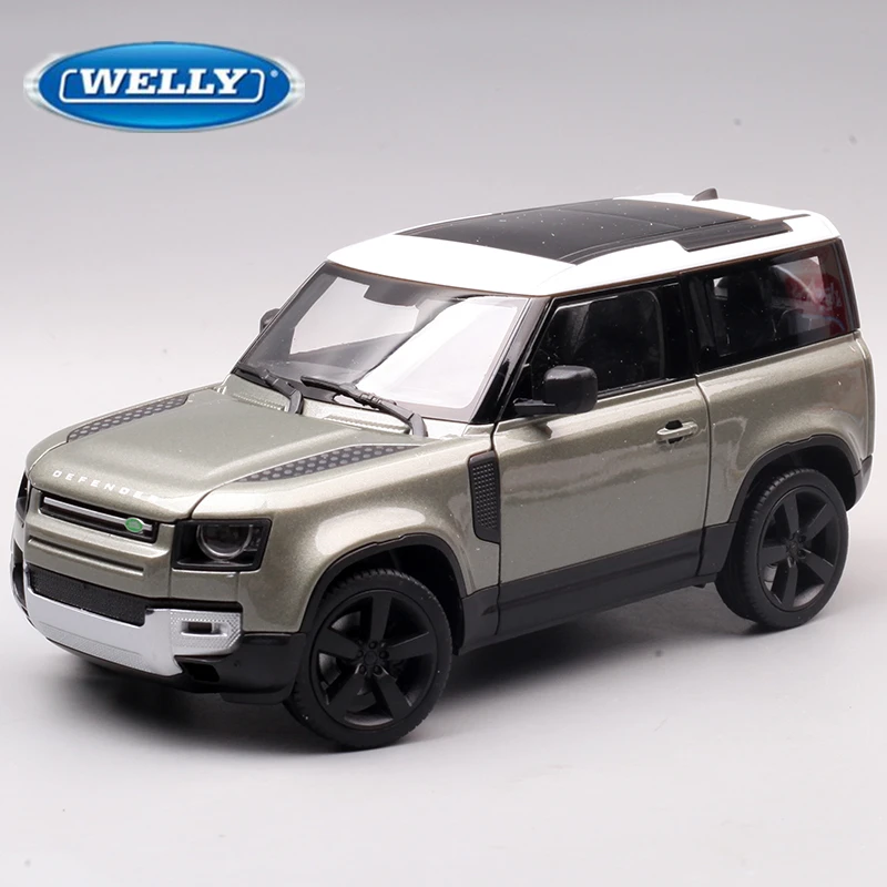 

Welly 1:26 2020 Land Rover Defender 90 Alloy Car Model Diecasts Metal Off-road Vehicles Car Model Simulation Childrens Toys Gift