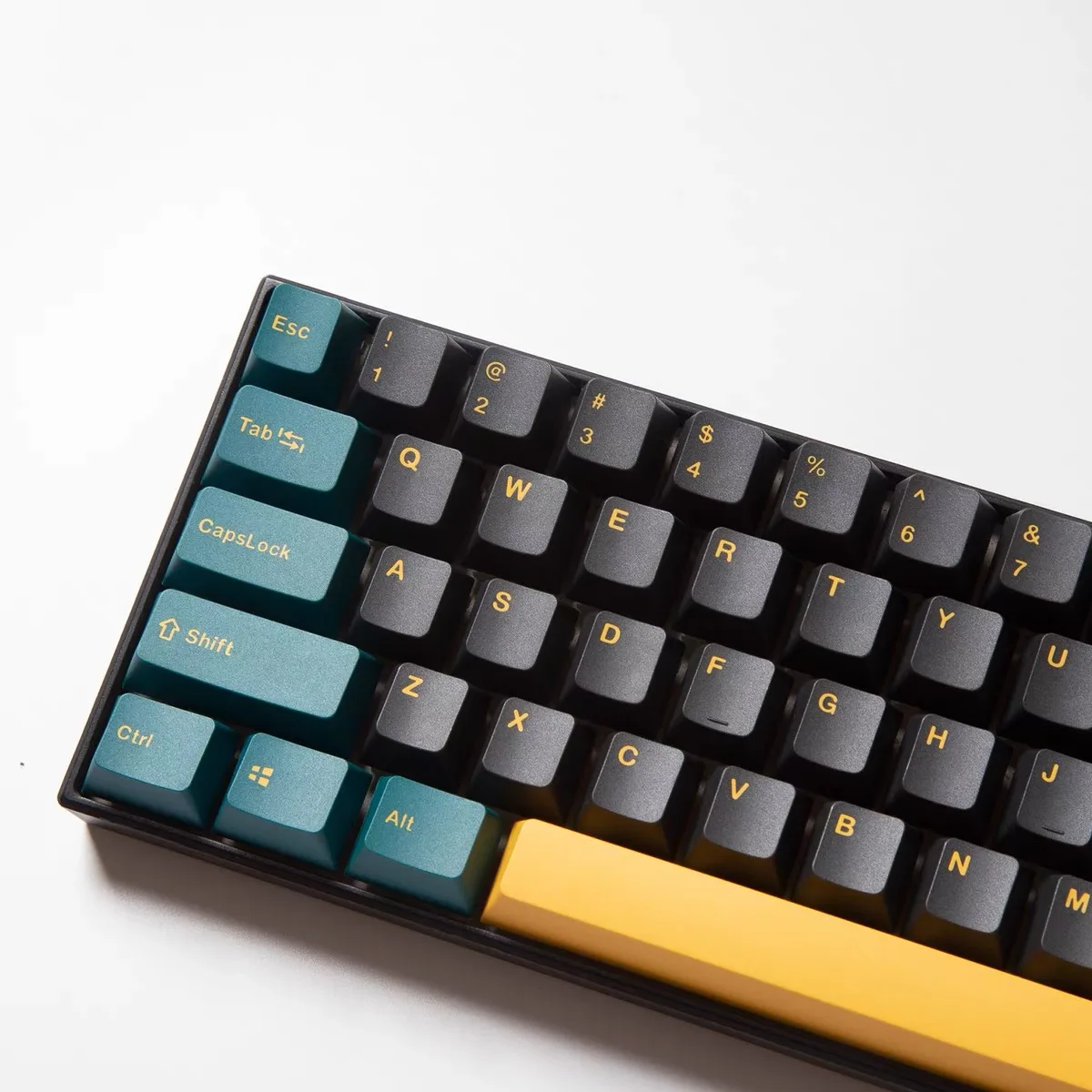 Фото 127-клавишные колпачки для клавиш Marrs Green GMK OEM-профиль Double Shot PBT Keycap для MX Switch Механическая клавиатура DYE Сублимационные колпачки для клавиш №2