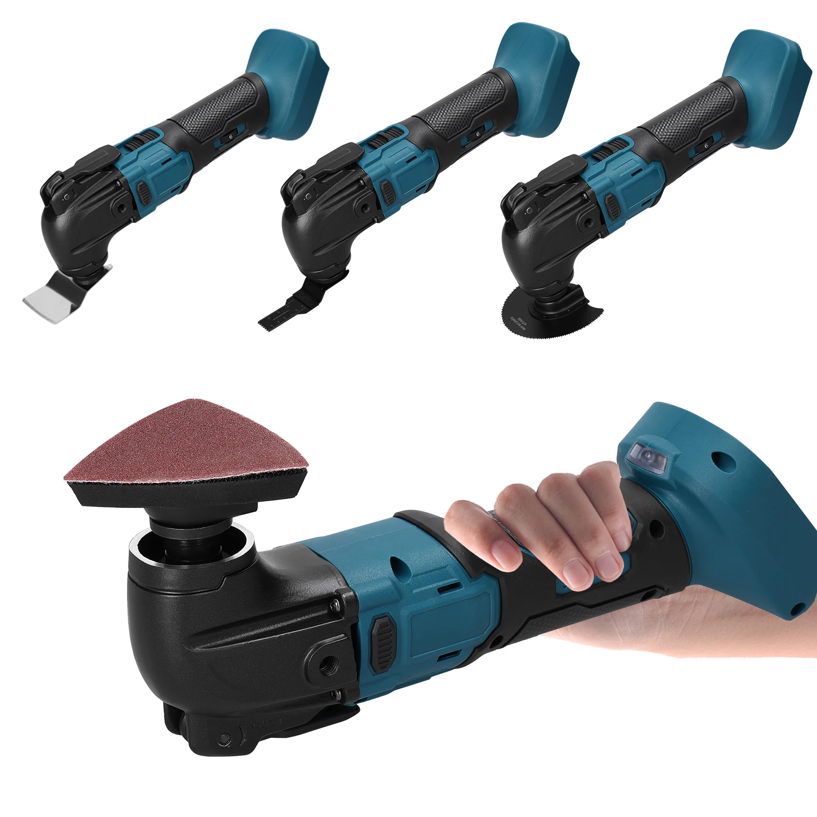 Бесщеточный Осциллирующий Многофункциональный Инструмент 18 В 2000 мА