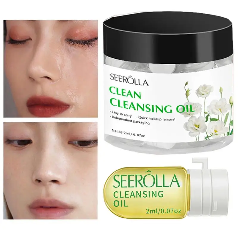 

Одноразовое очищающее масло, деликатное и глубокое очищение, искусственное многофункциональное косметическое средство, 28 шт.