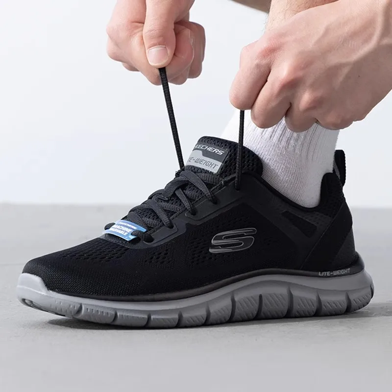 Мужские кроссовки Skechers. Новая летняя модная дышащая повседневная обувь. Легкая