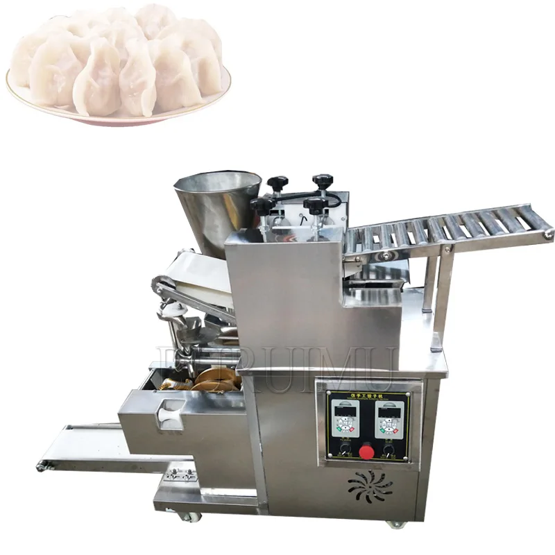 

Commercial Gyoza Machine Automatic Chinese Dumpling Small Empanada Samosa Pastry Making Machine With 10000pcs/h Capacity