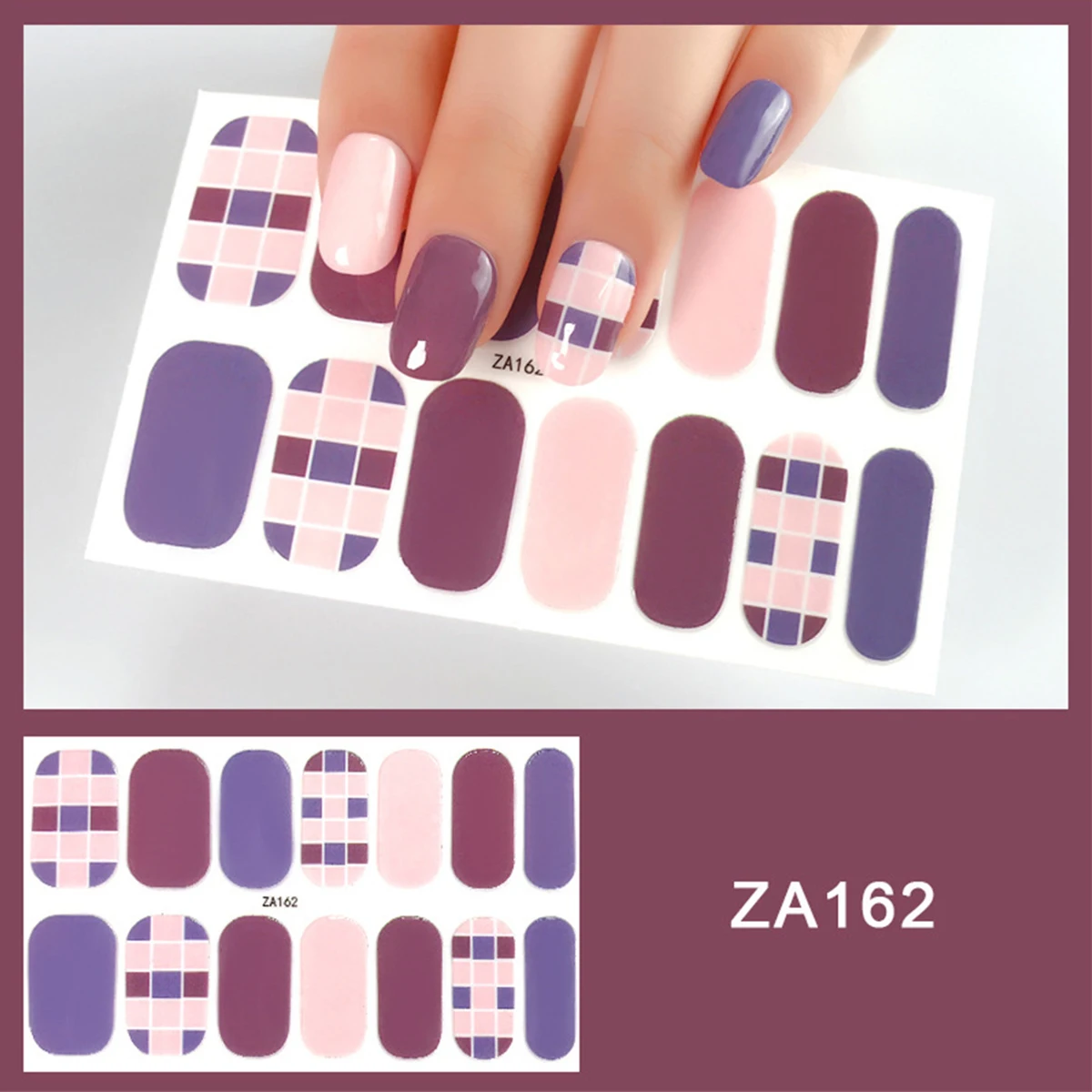 2 шт./набор наклейки для наращивания ногтей