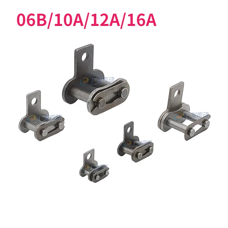 

1 шт. пряжка цепи с прямой пластиной для ушей, одностороннее соединение трансмиссии с одним отверстием 06B/10A/12A/16A