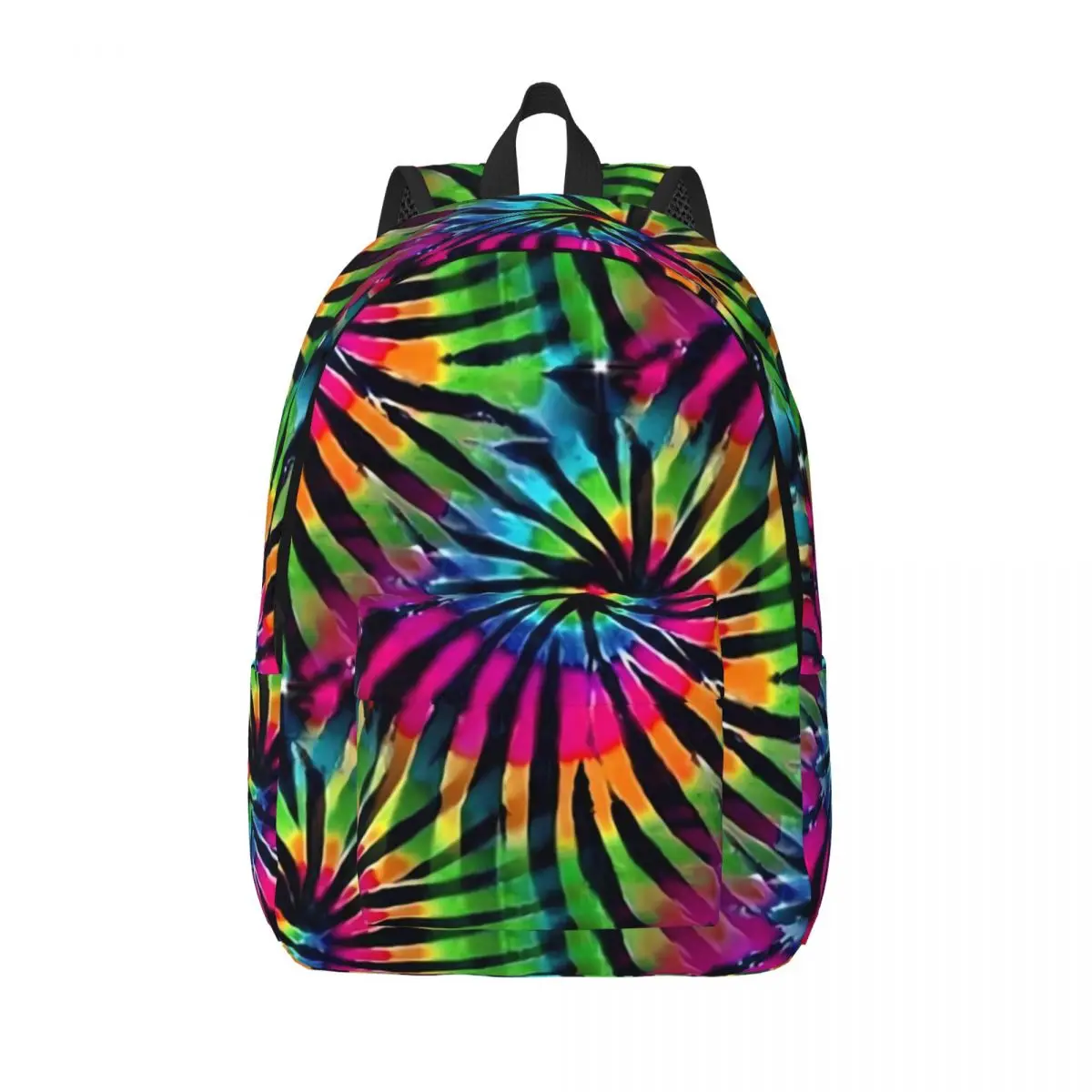 

Tie Dye Pinwheels Backpack Youth Colorful Print Breathable Backpacks Kawaii High School Bags University Colorful Rucksack