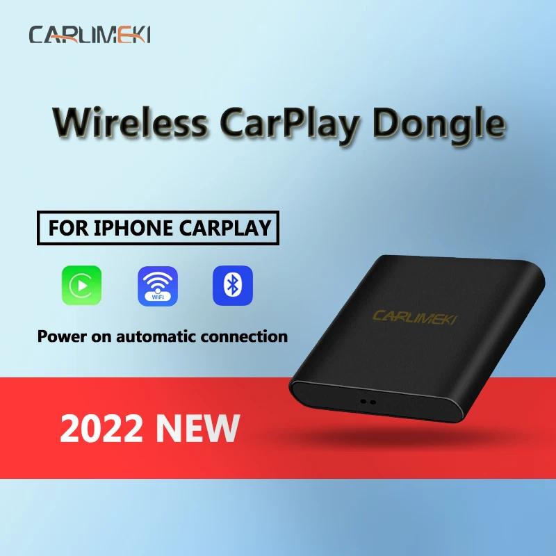 CARLIMEKI Wired to Wireless Plug And Play Type-C Carplay For Iphone Adapt To iOS16 Car Accessories Dongle Auto Connect