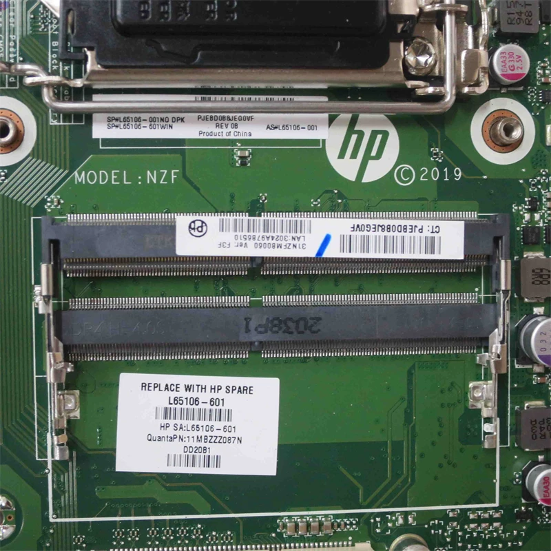Используется для основной платы HP Envy 32-A L65106-601 001 DA0NZFMB8F0 NZF