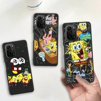 cartoon spongebob squarepants best friends phone case silicone for redmi 9a 8a note 11 10 9 8 8t redmi 9 k20 k30 k40 pro max