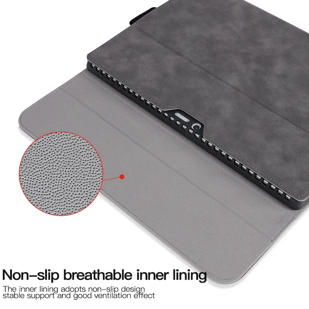 Чехол из искусственной кожи для Microsoft Surface Pro 9 Tablet Case 8 13-дюймовый мягкий чехол ТПУ X