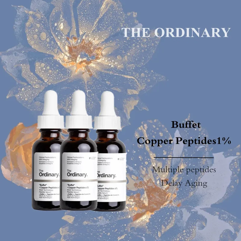 

3PCS Buffet + Copper Peptide1% Ordinary Anti-aging Serum Multiple Peptide Fades Fine Lines Soothing Repair Firm Moisturizes Skin