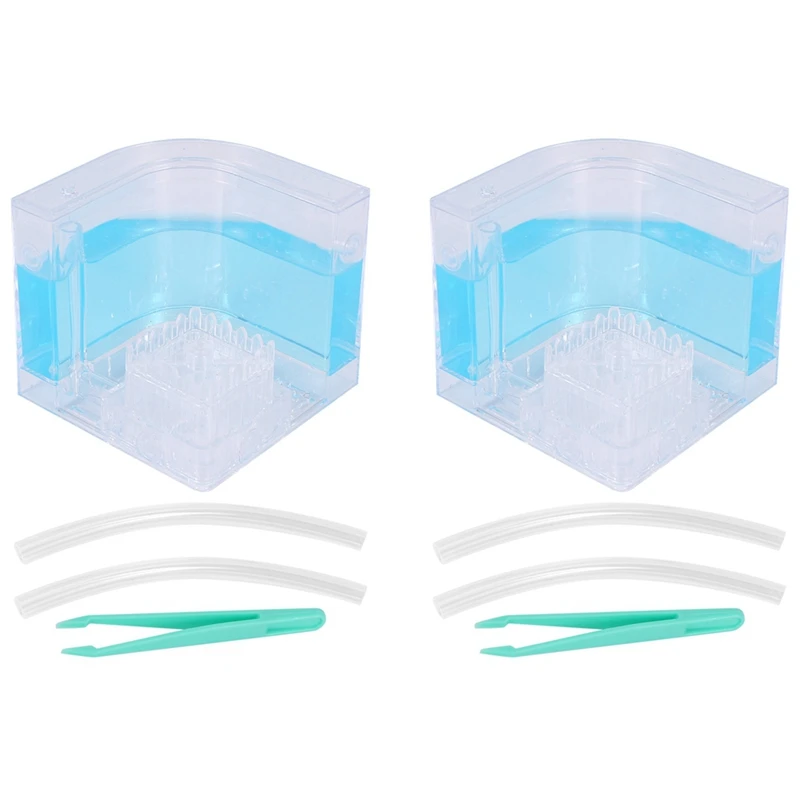 

Promotion! 2X DIY Moisture With Feeding Area Ant Nest Ant Farm Ant Nests Villa Pet