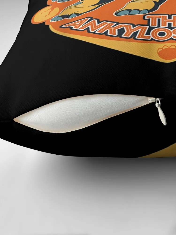 Подушка в стиле Юрского периода для кемпинга Мраморная с анкилозавром