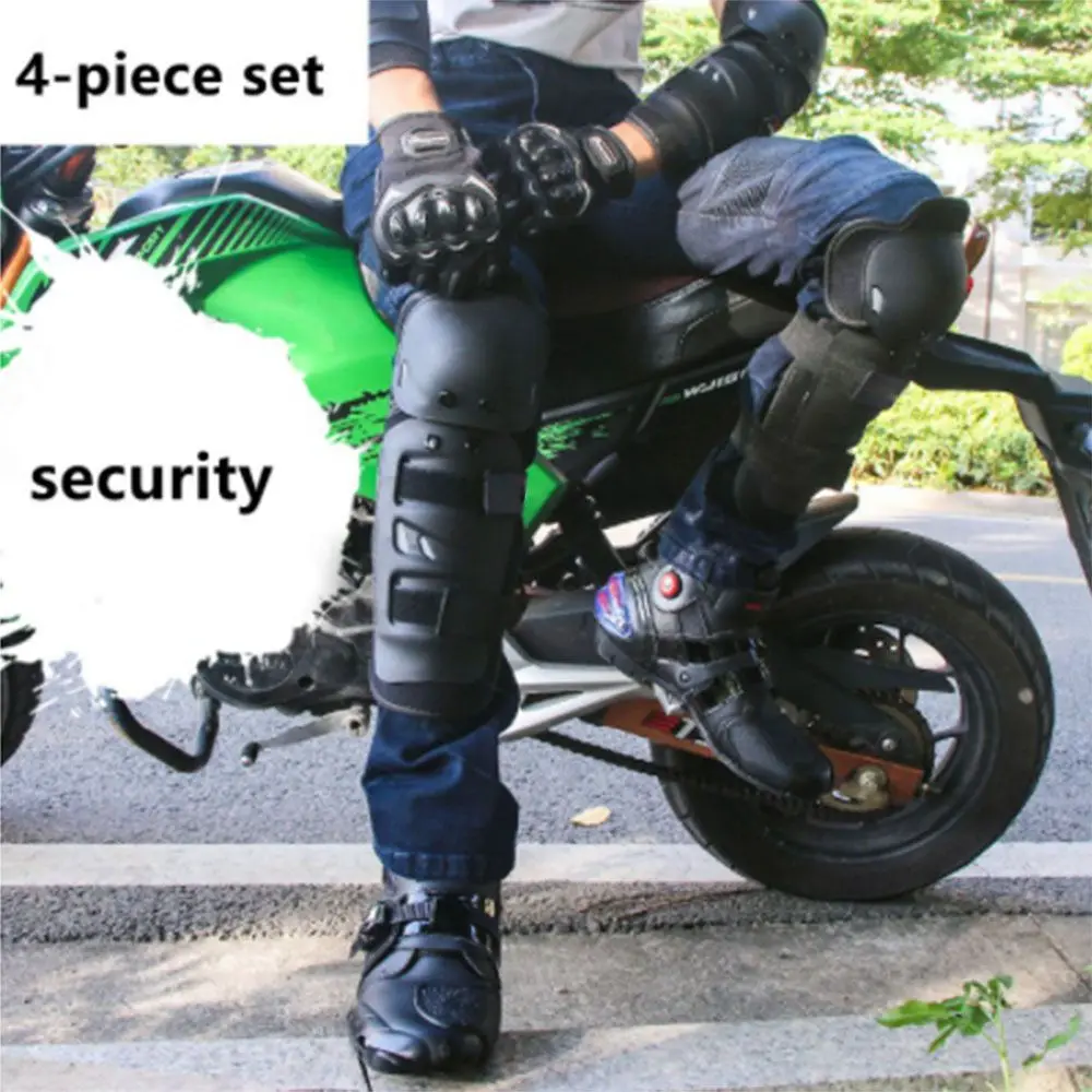 

For Motorcycle Racing Racing Car Knee Pads Knee Pads And Elbow Pads Set Cycling Equipment Four in one Protective Gear