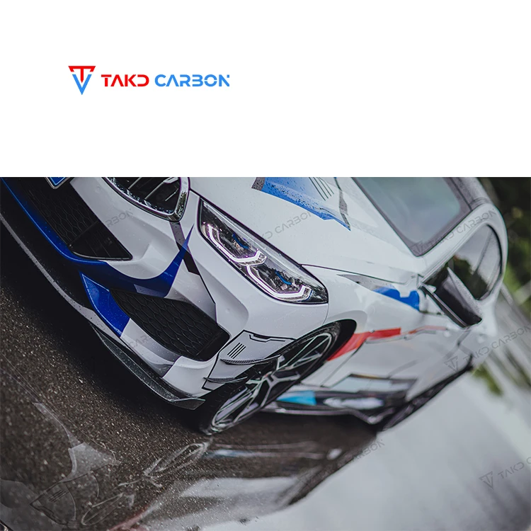 TAKD Carbon Real Car Data Development Сухие боковые юбки из углеродного волокна GEN 1 для BMW 8 серии G16