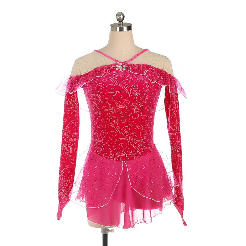 

Children's Adult Ballet Clothing Bodysuit Figure Skating Girls' Gymnastics Clothing Performance Dress Competition Grading Skirt