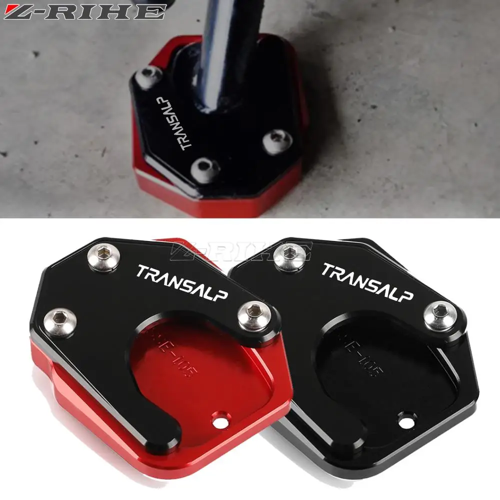 

For Honda XL600V XL650V XL700V Transalp XL 600 650 700 V Motorcycle Kickstand Side Stand Enlarger Support Foot Plate Extension
