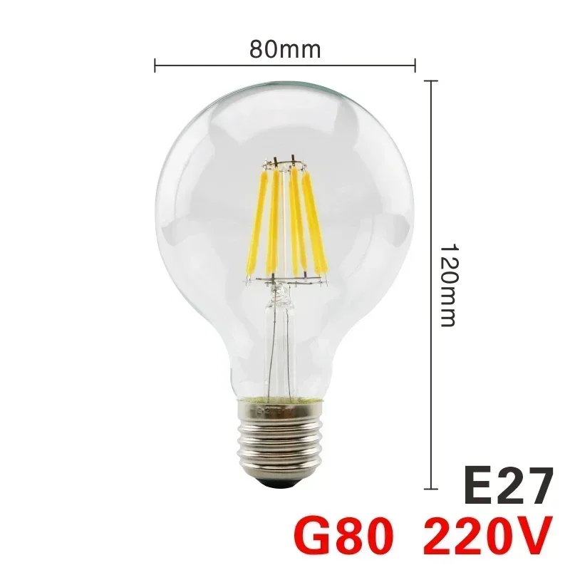 

Светодиодная лампа Эдисона WAMID E14/E27 220В 2-8Вт