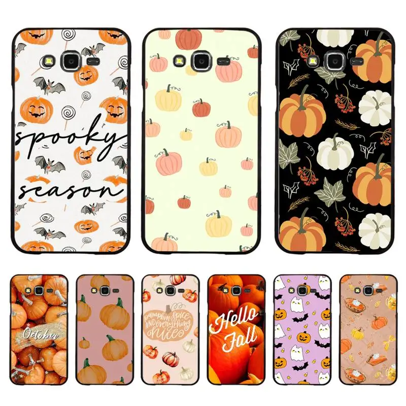 

Pumpkin happy fall lovely Phone Case For Samsung Galaxy J 4plus J6 J5 J72016 J7prime cover for J7Core J6plus Back Coque