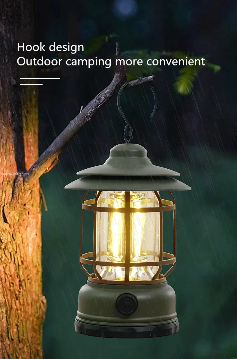 

Outdoor Camping Lights Ultra-long Life Camping Tent Ambient Light Convenient Retro Lighting Hanging Horse Lights Camping Lights