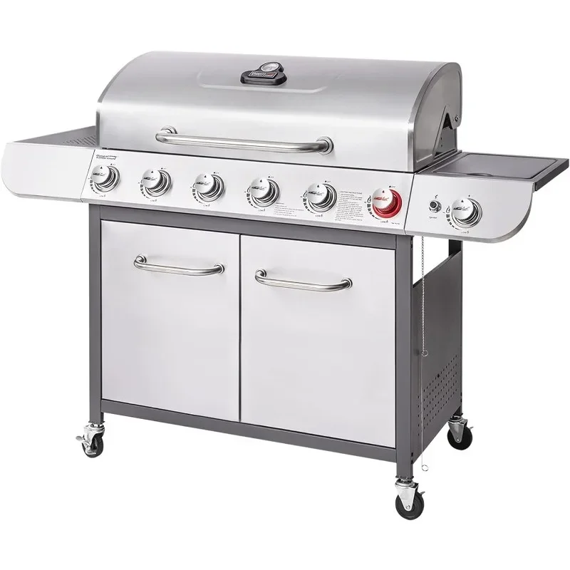 Королевский изысканный жидкий пропановый гриль с Sear и боковыми горелками 71000 BTU в