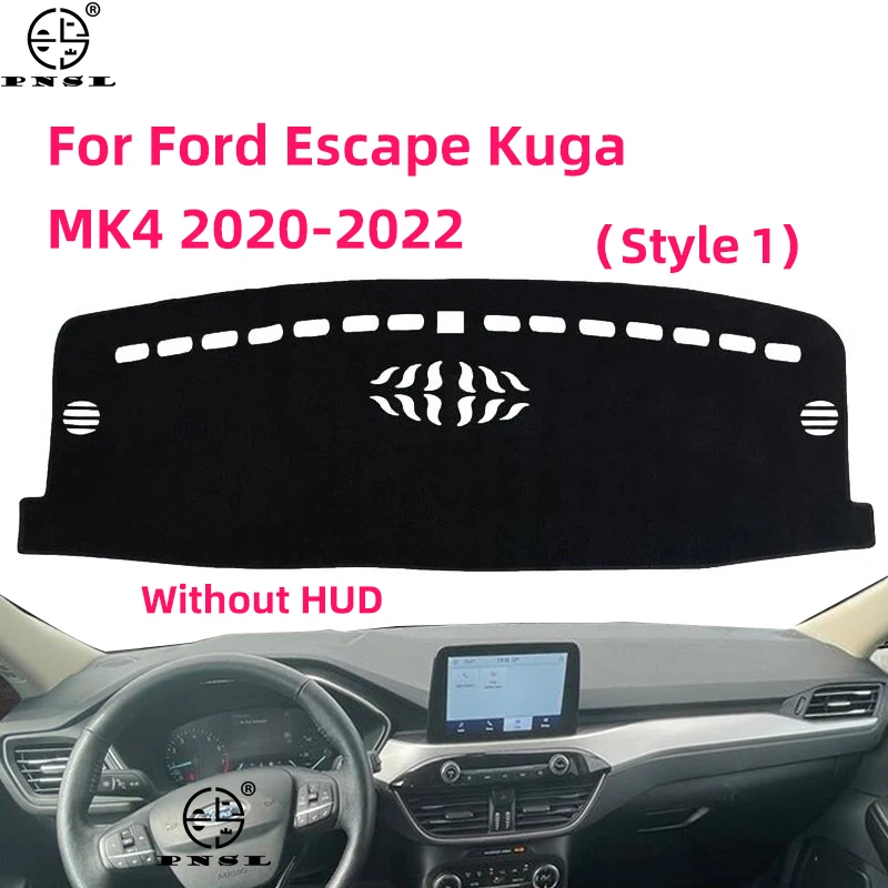 

Нескользящий чехол для приборной панели автомобиля Ford Escape Kuga MK4 2020 2021 2022, коврик для приборной панели, коврик для приборной панели, накидка, з...