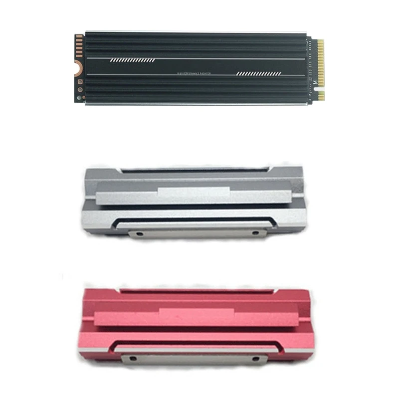 

M.2 Hard Disk Heatsink Heat Radiator Cooling w Silicone Thermal Pad