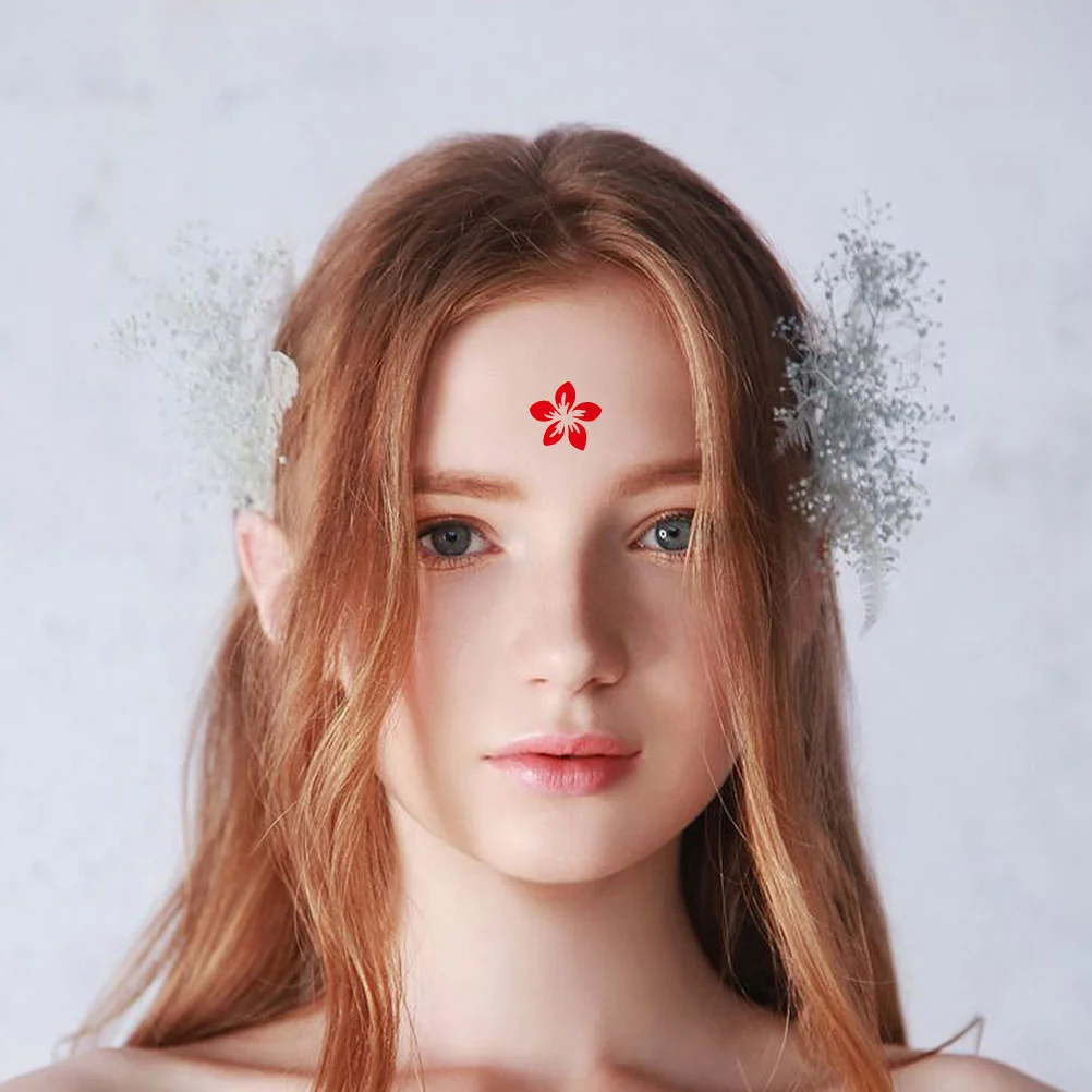 

30 Sheets Stickers Temporary Waterproof for Forehead Fake