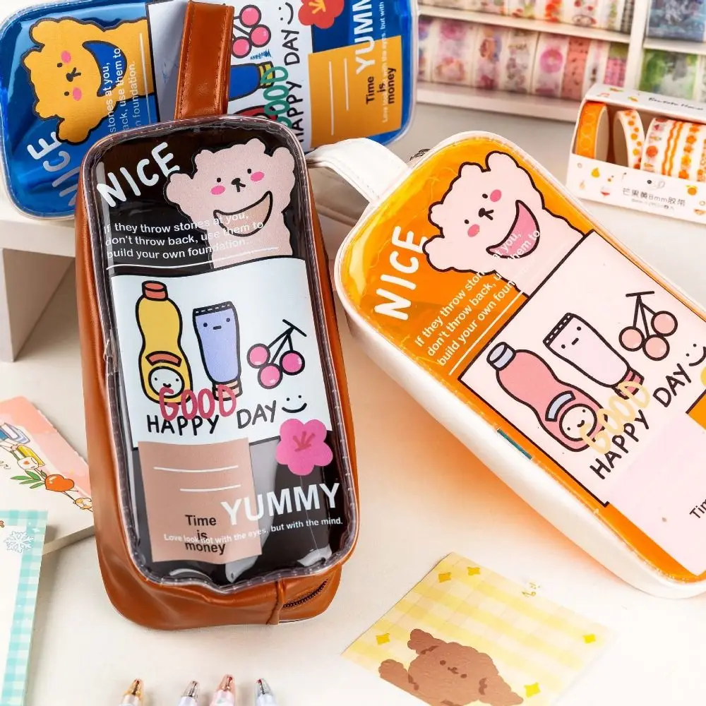 

Large Capacity School Supplies Desktop Storage Bags Student Stationery Pencil Pouch Pencil Case Stationery Bag Cosmetics Bag